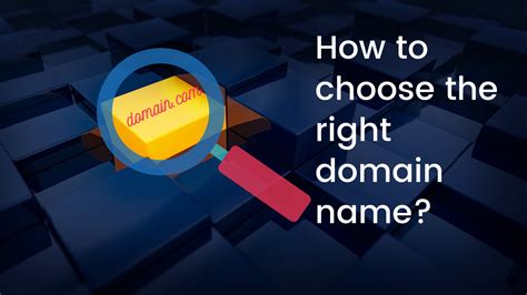 How to choose a domain name. Things To Know About How to choose a domain name. 